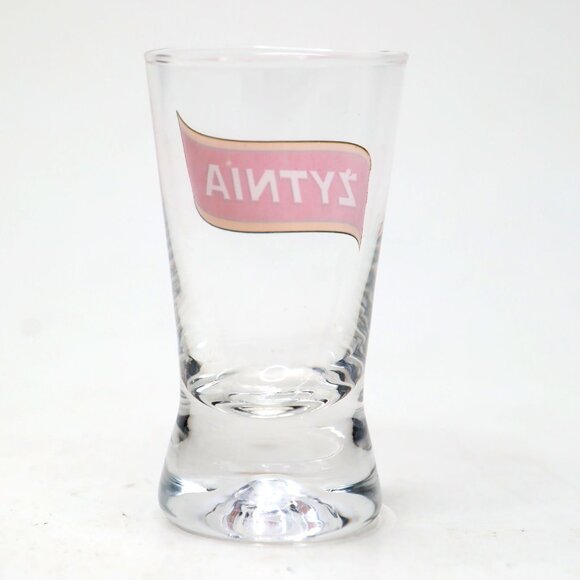 ŻYTNIA Polish Vodka Shot Glass Clear Glass Barware Collector Liquor Gift - Picture 4 of 4